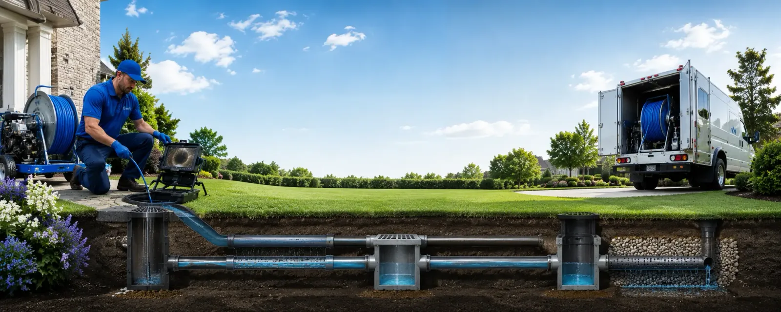 Outdoor drain cleaning information for Stirling City, CA